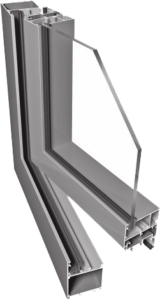 Алюминиевые окна ponzio pe50