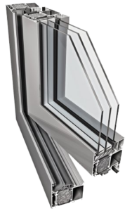 Aluminium-Fenster ponzio pe68