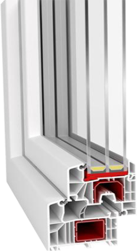 PVC-Fenster Aluplast Intertec 85