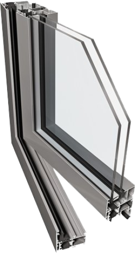 Aluminum windows Ponzio PE52